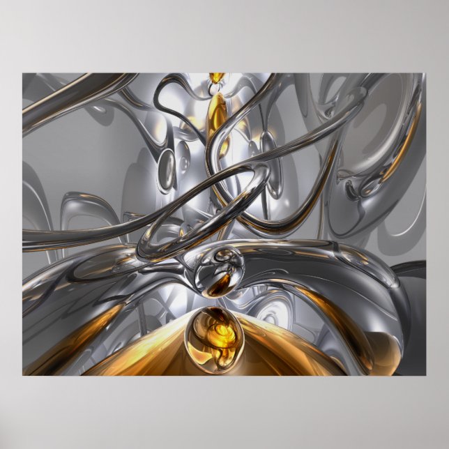 Póster Illusions Abstract Poster (Frente)