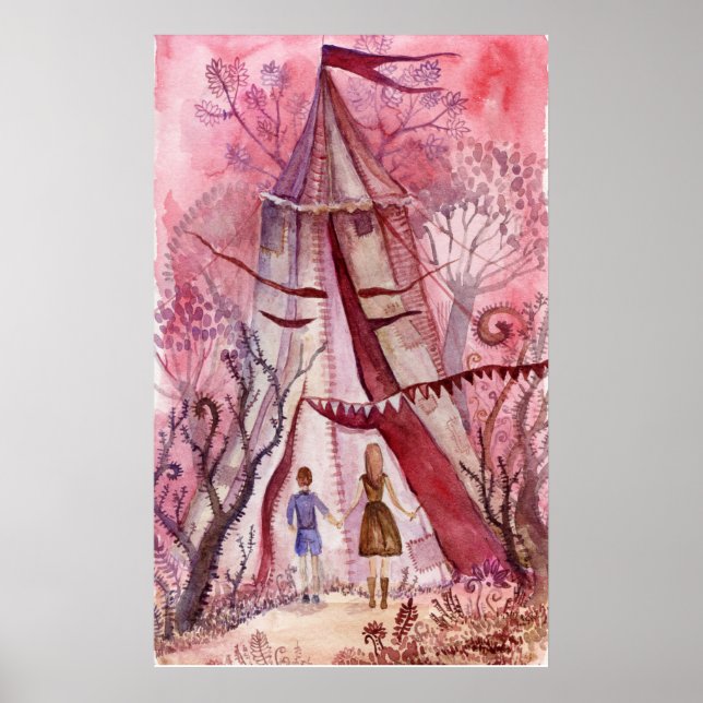 Póster Illustration for Neil Gaiman book (Frente)