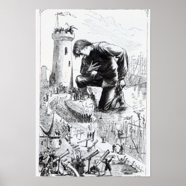 Póster Illustration from 'Gulliver's Travels' (Frente)