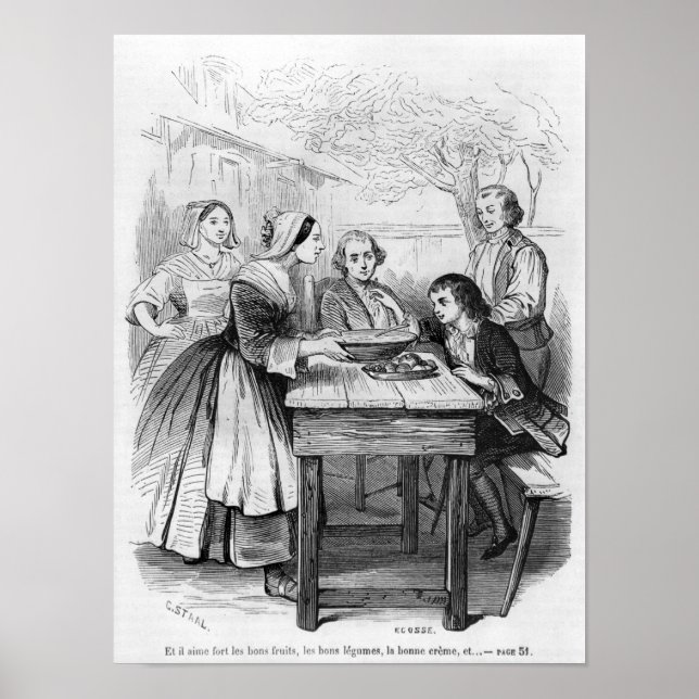 Póster Illustration from 'L'Emile' (Frente)