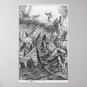 Póster Illustration from 'The Aeneid' by Virgil
