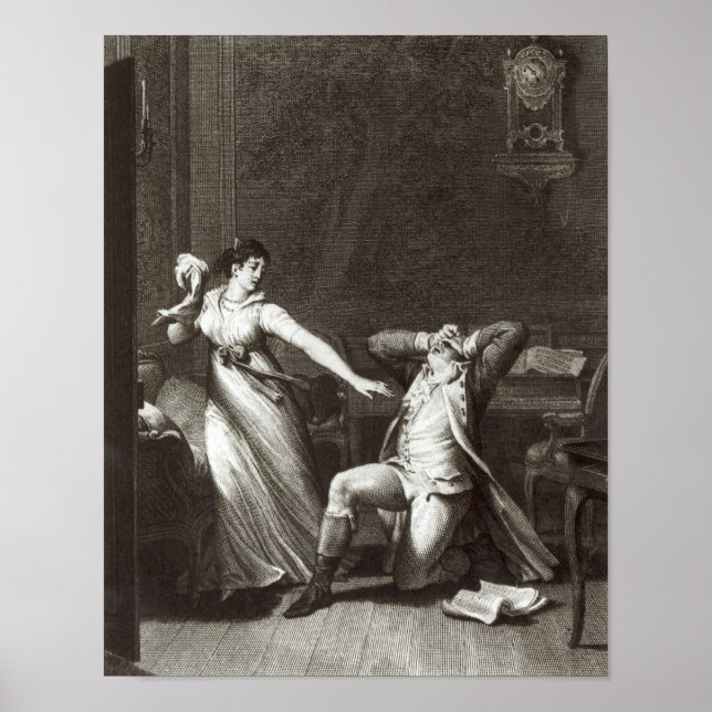 Póster Illustration from 'The Sorrows of Werther' (Frente)