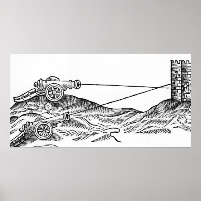 Póster Illustration of Cannon Fire (Frente)