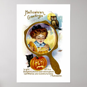 Póster ¡Ilumina todas las calabazas!