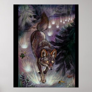 Póster Iluminación de trazado