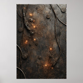 Póster Iluminación del ciberpunk