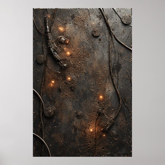 Póster Iluminación del ciberpunk (Frente)