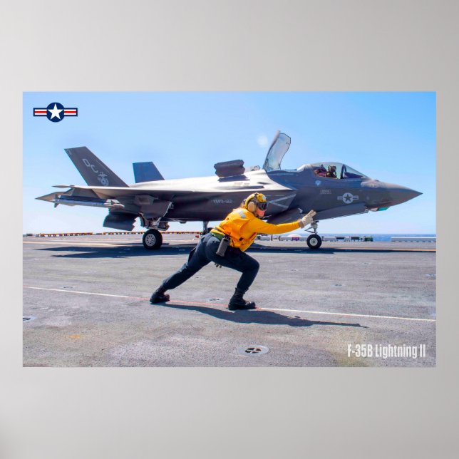 PÓSTER ILUMINACIÓN F-35B II (Frente)