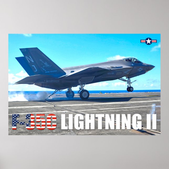 PÓSTER ILUMINACIÓN F-35C II (Frente)