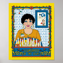 Póster Iluminado Por El Poster Light_B_8x10