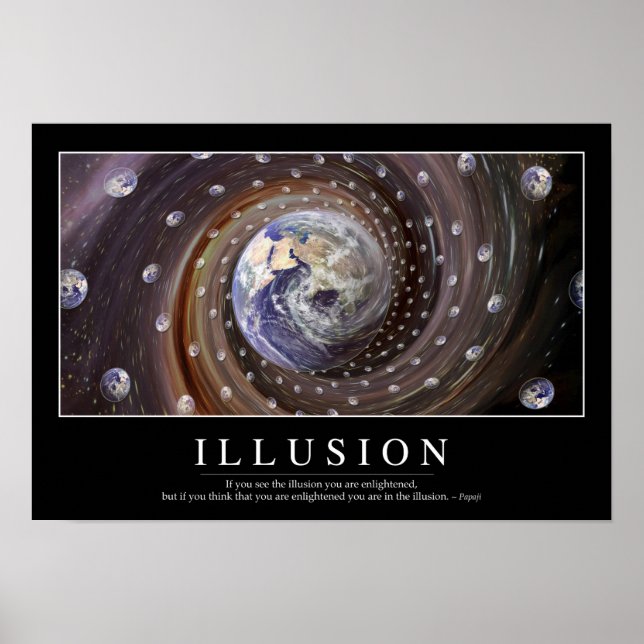 Póster Ilusión: cita Inspiradora (Frente)