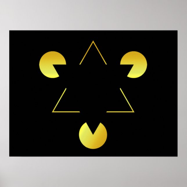 Póster Ilusión de la estrella dorada (Frente)