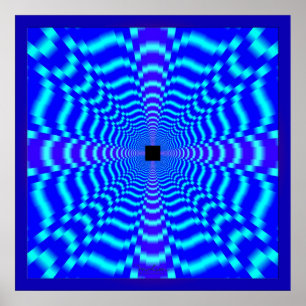 Póster Ilusión de velocidad óptica