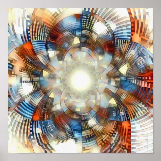 Póster Ilusión óptica (Frente)