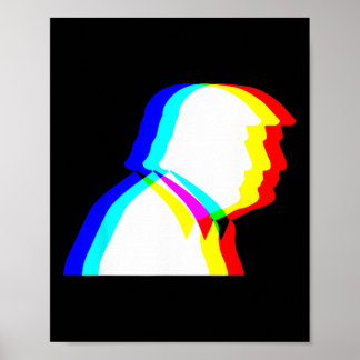 Póster Ilusión óptica de Trump Edm