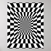 Ilusión óptica en blanco y negro