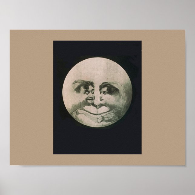 Póster Ilusión óptica lunar (Frente)