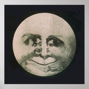 Póster Ilusión óptica lunar
