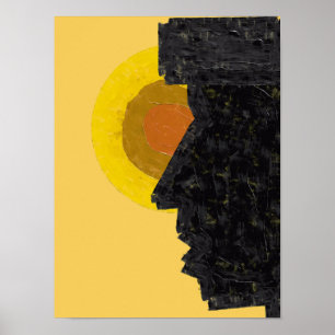 Póster Ilustración abstracta del alma de Cabo Verde Morab