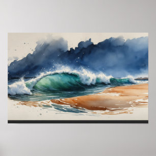 Póster Ilustracion acuático Art.#4