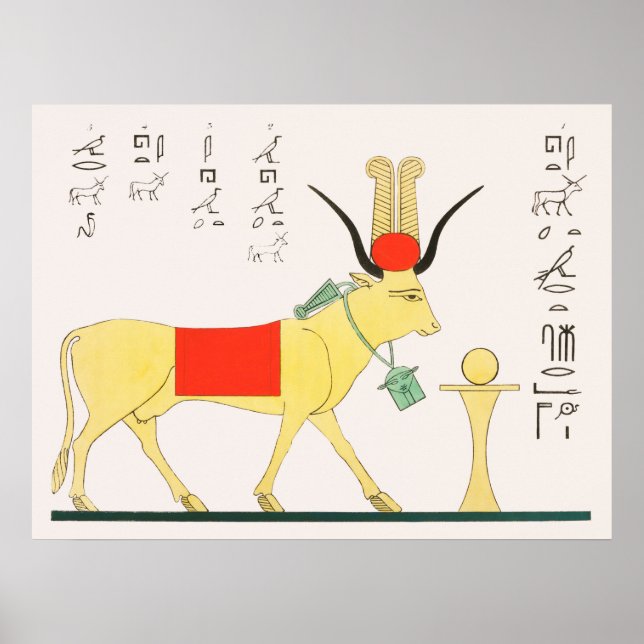 Póster Ilustracion Apis de Pantheon Egyptien (1823-182)