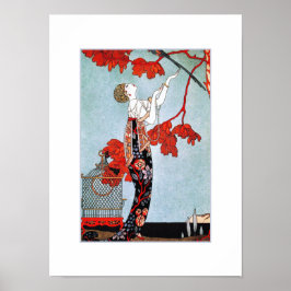 Póster Ilustracion Art Deco de George Barbier Print