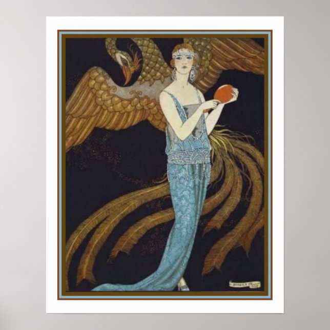 Póster Ilustracion Barbier-Deco para Gazette Du Bon Ton (Frente)