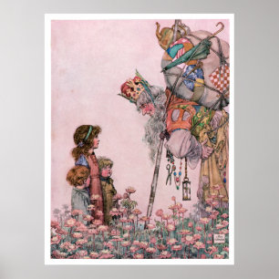 Póster Ilustracion Bill de Robinson del brezo de W el