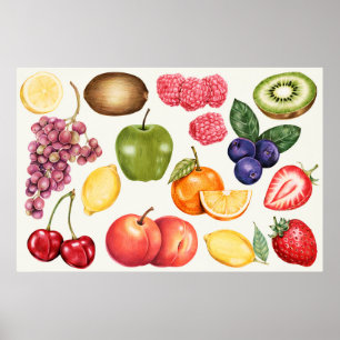 Póster Ilustracion botánico