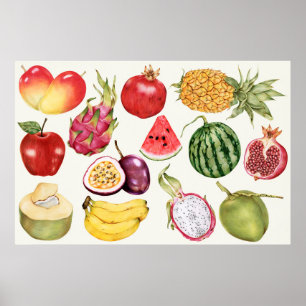 Póster Ilustracion botánico