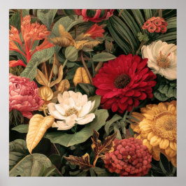 Póster Ilustracion botánico vintage