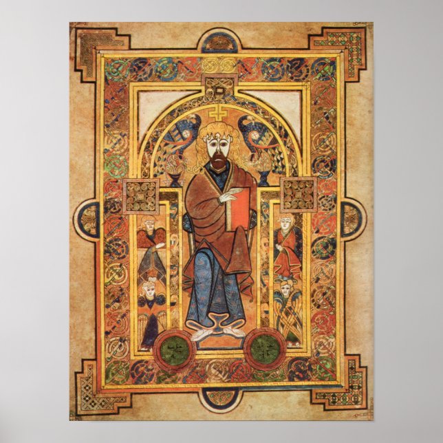 Póster Ilustracion Céltico Medieval, siglo IX (Frente)