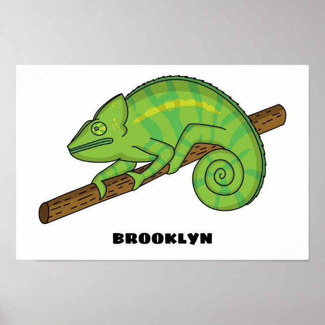 Póster Ilustracion Chameleon de Parson (Frente)