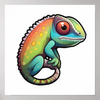 ilustracion chameleon personalizado