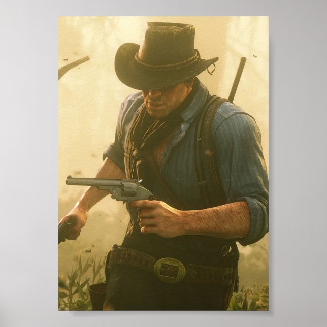 Póster Ilustracion conceptual de juego digital (Frente)