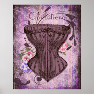 Póster Ilustracion Corset I