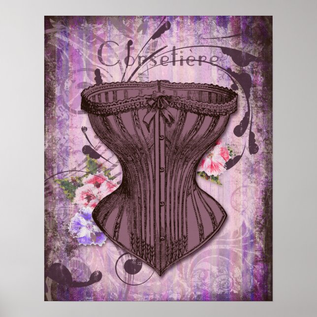 Póster Ilustracion Corset I (Frente)