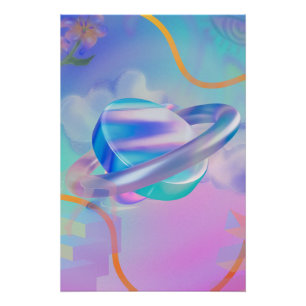 Póster Ilustración creativa