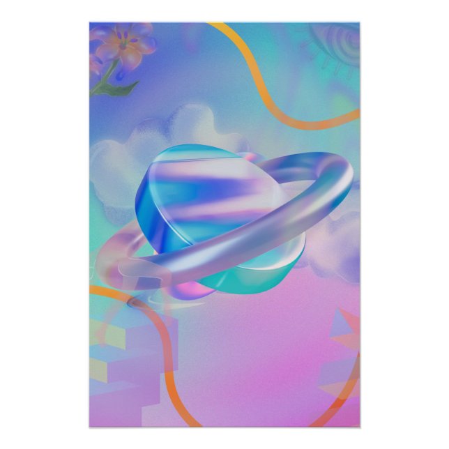 Póster Ilustración creativa (Anverso)
