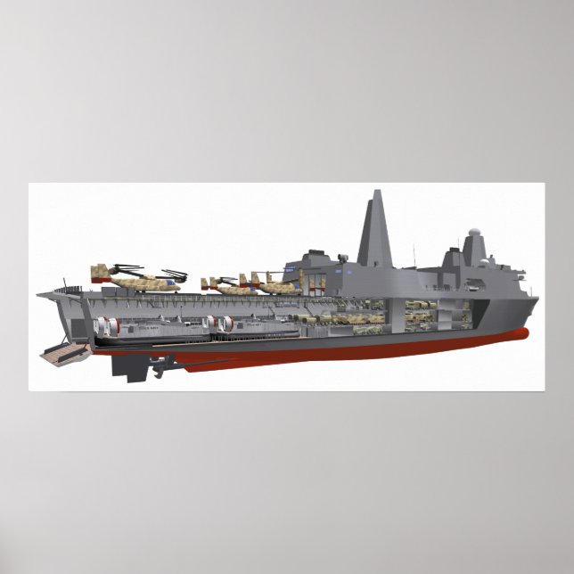 Póster Ilustracion Cutaway (Frente)