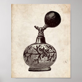 Póster Ilustracion de Botella Perfume de Victoria