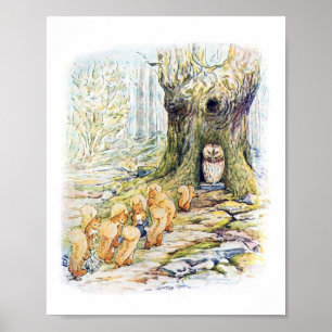 Póster Ilustración de cartel de libro infantil Little Cri