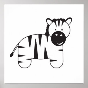 Póster Ilustración de CEBRA por Lorena Depante