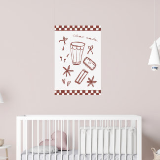 Póster Ilustracion de Chai Wala Checkered