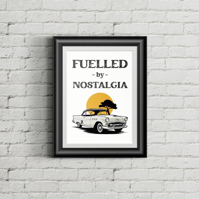 Póster Ilustracion de coches de época. (Subido por el creador)