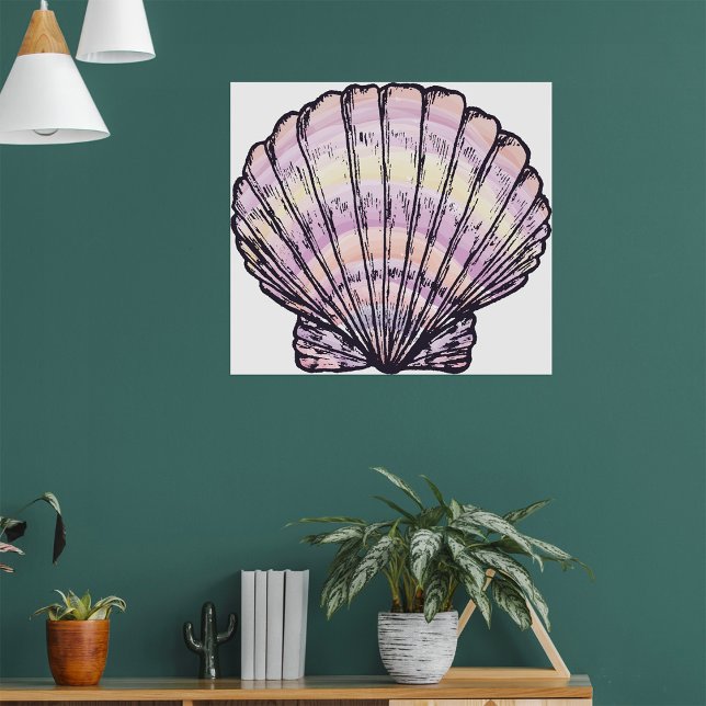 Póster Ilustracion de conchas marinas (Subido por el creador)