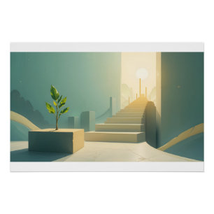 Póster Ilustracion de crecimiento universal