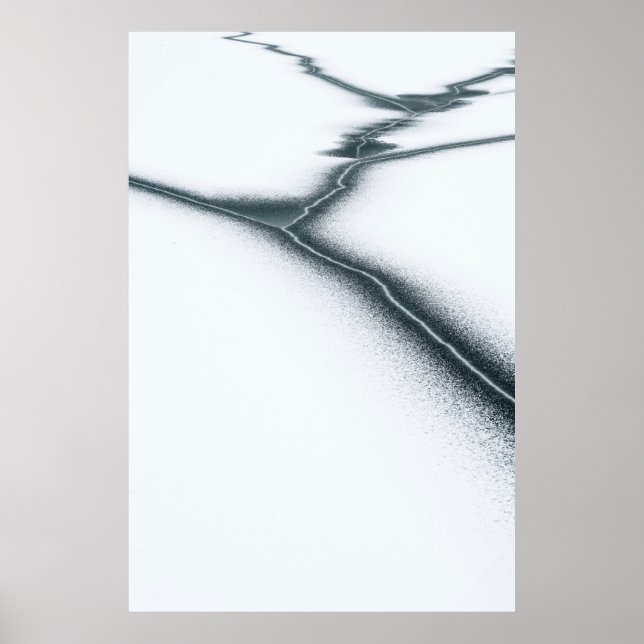 Póster Ilustracion de dibujo blanco y negro (Frente)