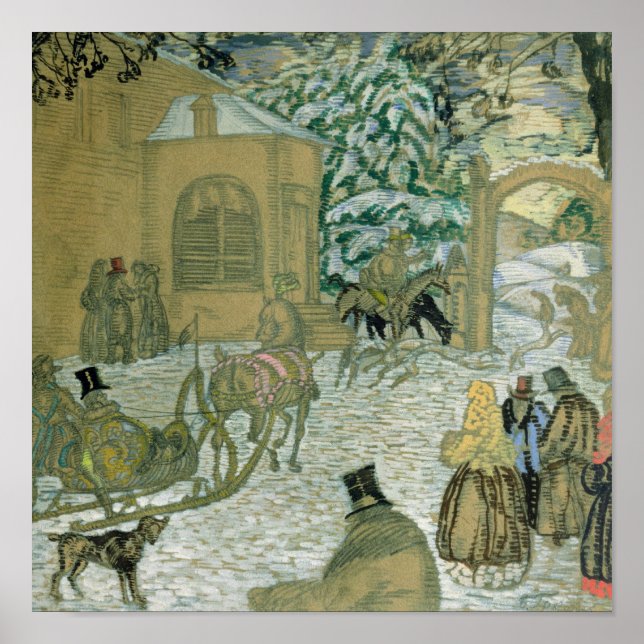 Póster Ilustración de 'Dubrovsky', por Alexander Pushkin (Frente)