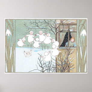 Póster Ilustracion de época de Sibylle Von Olfers Poster